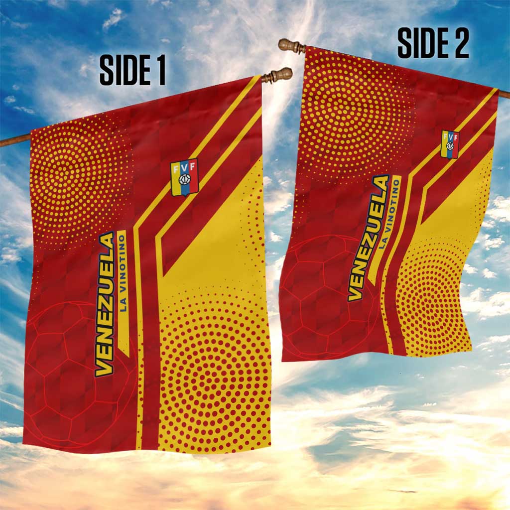 Venezuela Garden Flag with La Vinotinto Football Federation Red Yellow Spirit