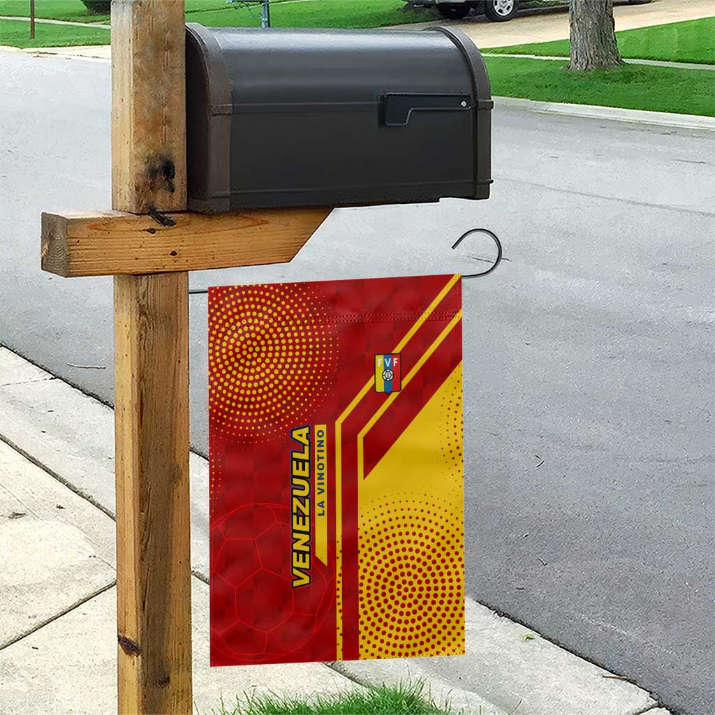 Venezuela Garden Flag with La Vinotinto Football Federation Red Yellow Spirit