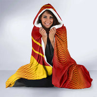 Venezuela Hooded Blanket with La Vinotinto Football Federation Red Yellow Spirit