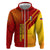 Venezuela Hoodie with La Vinotinto Football Federation Red Yellow Spirit