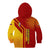 Venezuela Kid Hoodie with La Vinotinto Football Federation Red Yellow Spirit