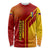 Venezuela Long Sleeve Shirt with La Vinotinto Football Federation Red Yellow Spirit