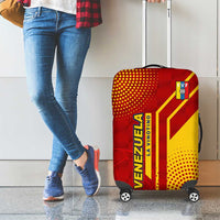 Venezuela Luggage Cover with La Vinotinto Football Federation Red Yellow Spirit