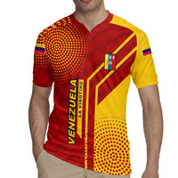 Venezuela Rugby Jersey with La Vinotinto Football Federation Red Yellow Spirit