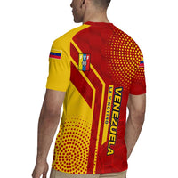 Venezuela Rugby Jersey with La Vinotinto Football Federation Red Yellow Spirit