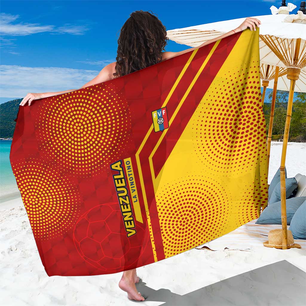 Venezuela Sarong with La Vinotinto Football Federation Red Yellow Spirit