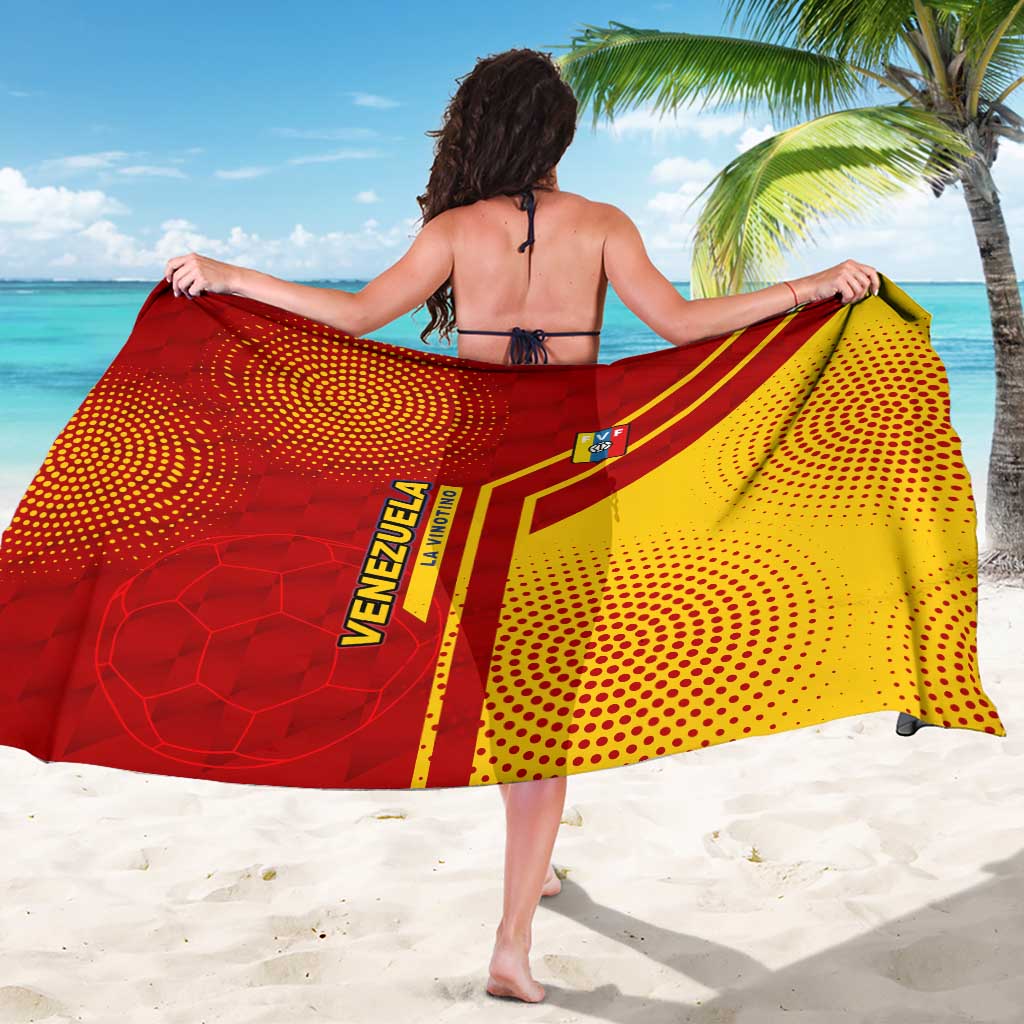Venezuela Sarong with La Vinotinto Football Federation Red Yellow Spirit