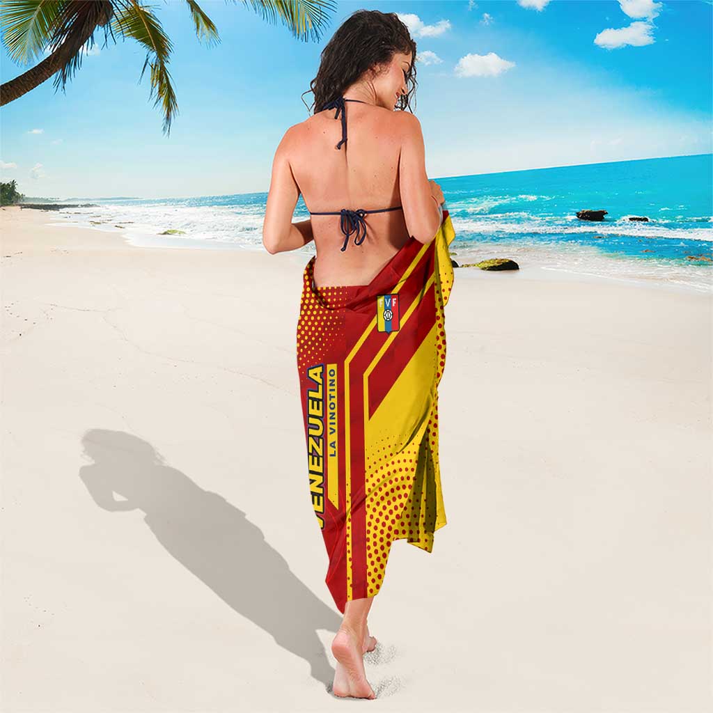 Venezuela Sarong with La Vinotinto Football Federation Red Yellow Spirit