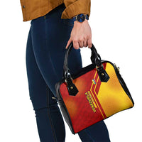 Venezuela Shoulder Handbag with La Vinotinto Football Federation Red Yellow Spirit