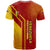 Venezuela T Shirt with La Vinotinto Football Federation Red Yellow Spirit