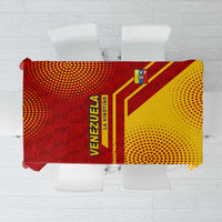 Venezuela Tablecloth with La Vinotinto Football Federation Red Yellow Spirit