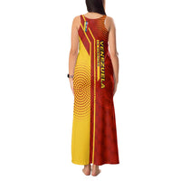 Venezuela Tank Maxi Dress with La Vinotinto Football Federation Red Yellow Spirit