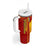 Venezuela Tumbler With Handle with La Vinotinto Football Federation Red Yellow Spirit