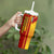 Venezuela Tumbler With Handle with La Vinotinto Football Federation Red Yellow Spirit