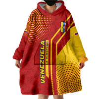 Venezuela Wearable Blanket Hoodie with La Vinotinto Football Federation Red Yellow Spirit