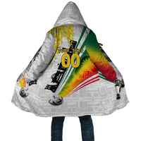 Personalized Ghana Soccer Elephant Cloak Ghana Flag Kente Football Player - Cassia Fistula Flower