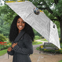 Personalized Ghana Soccer Elephant Umbrella Ghana Flag Kente Football Player - Cassia Fistula Flower