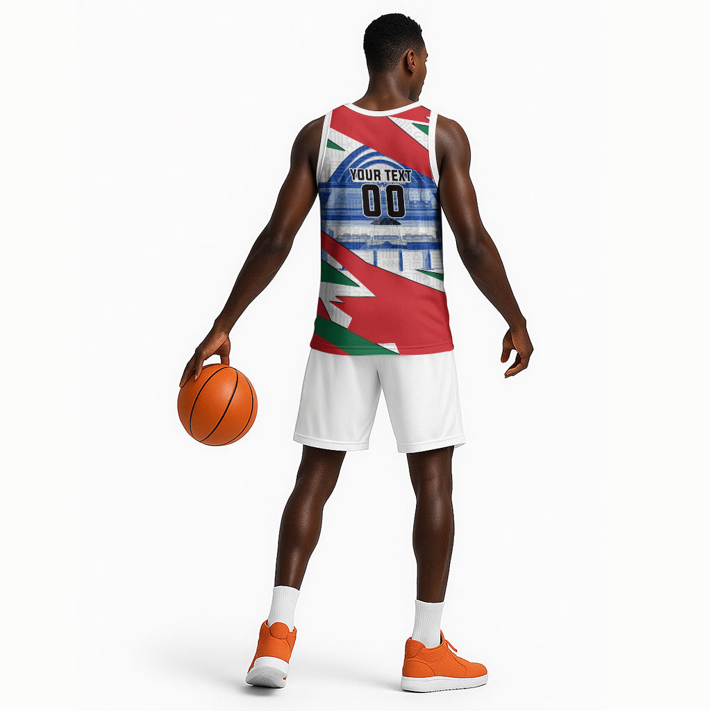 Personalized Ghana Soccer Eagle Basketball Jersey Ghana Flag Kente - Black Stars Football Stadium Graphic