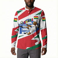 Personalized Ghana Soccer Eagle Button Sweatshirt Ghana Flag Kente - Black Stars Football Stadium Graphic