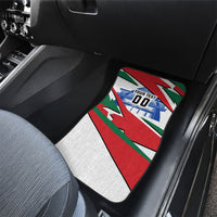 Personalized Ghana Soccer Eagle Car Mats Ghana Flag Kente - Black Stars Football Stadium Graphic