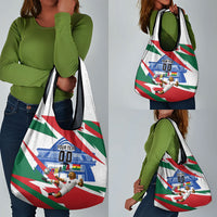 Personalized Ghana Soccer Eagle Grocery Bag Ghana Flag Kente - Black Stars Football Stadium Graphic