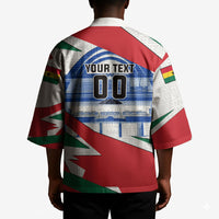 Personalized Ghana Soccer Eagle Kimono Ghana Flag Kente - Black Stars Football Stadium Graphic