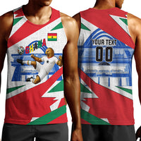 Personalized Ghana Soccer Eagle Men Tank Top Ghana Flag Kente - Black Stars Football Stadium Graphic