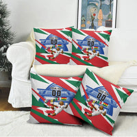 Personalized Ghana Soccer Eagle Pillow Cover Ghana Flag Kente - Black Stars Football Stadium Graphic