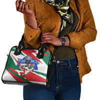 Personalized Ghana Soccer Eagle Shoulder Handbag Ghana Flag Kente - Black Stars Football Stadium Graphic