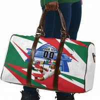 Personalized Ghana Soccer Eagle Travel Bag Ghana Flag Kente - Black Stars Football Stadium Graphic