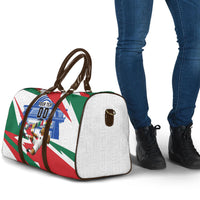 Personalized Ghana Soccer Eagle Travel Bag Ghana Flag Kente - Black Stars Football Stadium Graphic