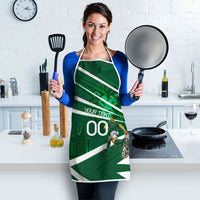 Personalized Saudi Arabia Football Apron Green Lion Run of Champions
