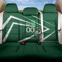 Personalized Saudi Arabia Football Back Car Seat Cover Green Lion Run of Champions