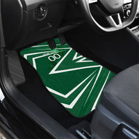 Personalized Saudi Arabia Football Car Mats Green Lion Run of Champions
