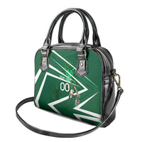 Personalized Saudi Arabia Football Shoulder Handbag Green Lion Run of Champions