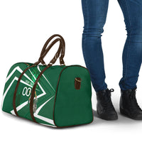 Personalized Saudi Arabia Football Travel Bag Green Lion Run of Champions