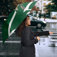 Personalized Saudi Arabia Football Umbrella Green Lion Run of Champions