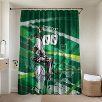 Personalized Saudi Arabia Football Bathroom Set Green Falcon National Pride Mascot