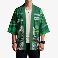 Personalized Saudi Arabia Football Kimono Green Falcon National Pride Mascot
