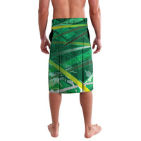 Personalized Saudi Arabia Football Lavalava Green Falcon National Pride Mascot