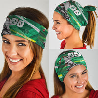 Personalized Saudi Arabia Football Neck Gaiter Green Falcon National Pride Mascot