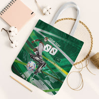Personalized Saudi Arabia Football Tote Bag Green Falcon National Pride Mascot