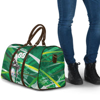 Personalized Saudi Arabia Football Travel Bag Green Falcon National Pride Mascot