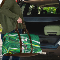 Personalized Saudi Arabia Football Travel Bag Green Falcon National Pride Mascot