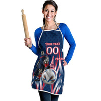 Personalized France Football Knight Apron Medieval Knight Soccer Concept With Eiffel Tower