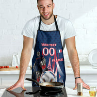Personalized France Football Knight Apron Medieval Knight Soccer Concept With Eiffel Tower