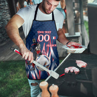Personalized France Football Knight Apron Medieval Knight Soccer Concept With Eiffel Tower