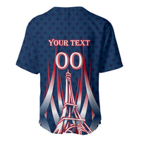 Personalized France Football Knight Baseball Jersey Medieval Knight Soccer Concept With Eiffel Tower