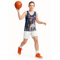 Personalized France Football Knight Basketball Jersey Medieval Knight Soccer Concept With Eiffel Tower