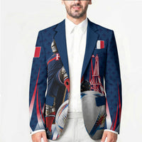 Personalized France Football Knight Blazer Medieval Knight Soccer Concept With Eiffel Tower